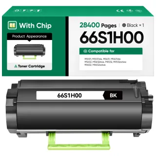 LEXMARK 66S1H00 HIGH YIELD RETURN PROGRAM TONER CARTRIDGE