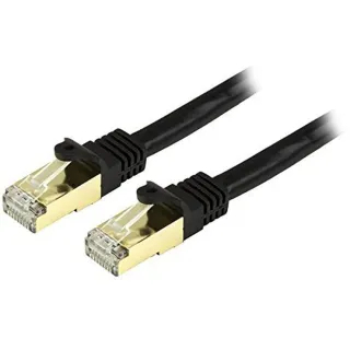 15FT BLACK CAT6A ETHERNET CABLE SNAGLESS RJ45 UTP PATCH CABLE CORD
