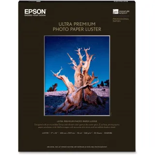 25-SHEET 17INX22IN ULTRA        PREMIUM PHOTO PAPER LUSTER