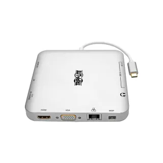 USB C DOCKING STATION W/USB HUB MDP HDMI VGA GBE PD CHARGING 4K