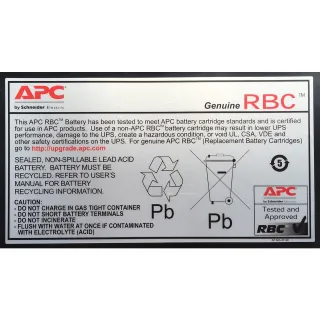 APCRBC116-TAA RBC SLA BATTERY   TAA-COMPLIANT APCRBC116 SMX750C