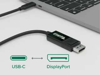 PLUGABLE USBC-DP USB C TO DP    ADAPTER - 6FT