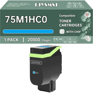 LEXMARK 75M1HC0 CYAN HIGH YIELD RETURN PROGRAM TONER CARTRIDGE