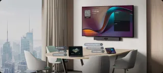 YEALINK A25-010 MEETINGBAR- ALL-IN-ONE VIDEO CONFERENCING FOR FOCUS ROOMS