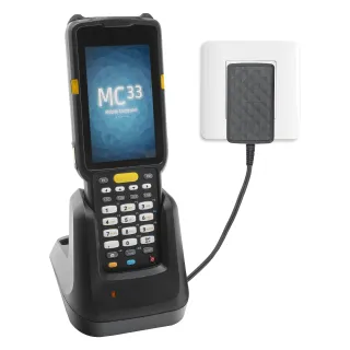 MC33 SINGLE SLOT USB/CHARGE     CRADLE W/ SPARE BATT CHARGER