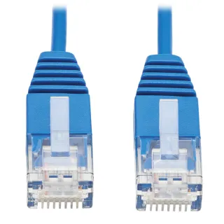7FT CAT6A GIGABIT ENET CABLE    MOLDED ULTRA-SLIM 10G M/M BLUE