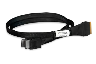MB206L-B ICY DOCK SLIMSAS       8I SFF-8654 OCULINK 4I CABLE - 0.5M