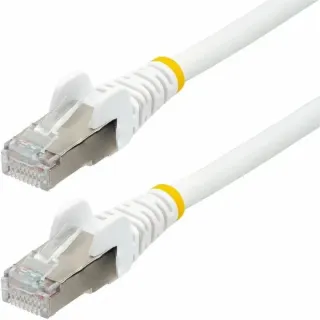 CAT6A ETHERNET CABLE - WHITE    10GBE S/FTP LSZH 100W POE