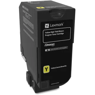LEXMARK 84C1HY0 YELLOW RETURN PROGRAM TONER CARTRIDGE