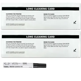 BADGY CLEANING KIT INCLUDES 2   CLEANING CARDS 1 PEN