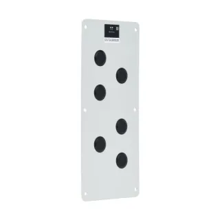 CABLE GRAND PLATE FOR NEMA      -RATED ENCLOSURE CABINETS 6 PORTS