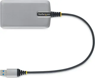 3-PORT USB HUB W/ GBE PORTABLE  USB HUB ADAPTER WITH ETHERNET