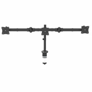 DESK MOUNT TRIPLE MONITOR ARM   ERGONOMIC VESA MOUNT DISPLAY STAND