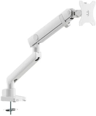 SINGLE MONITOR MOUNT (WHITE)    ARTICULATING SPRING ARM