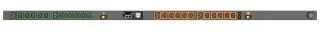RPDU, SWITCHED UNIT LEVEL MONITORING EC, 30A, 208V, 4.9KW, VERTICAL, (20) LOCKIN