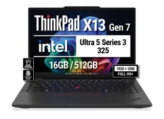 Lenovo ThinkPad X13 Gen 7 Core™ Ultra 5 325 512GB SSD 16GB 13.3" WUXGA (1920x1200) IPS WIN11 Pro BLACK Backlit Keyboard FP Reader