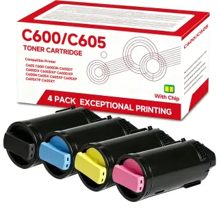 GENUINE XEROX CYAN STANDARD CAPACITY TONER CARTRIDGE FOR THE VERSALINK C600/C605