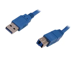 3FT USB 3.0 A TO B CABLE        SUPERSPEED USB TYPE B PRINTER CABLE