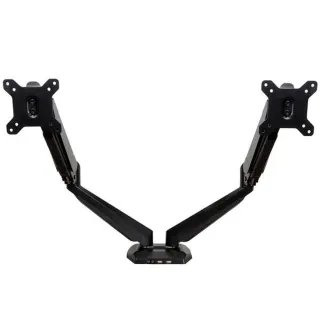 DESK MOUNT DUAL MONITOR ARM     ERGONOMIC VESA MOUNT DISPLAY STAND