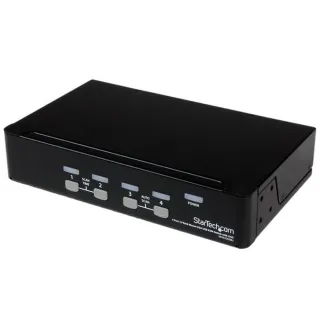 4 PORT USB VGA KVM SWITCH       USB AUDIO VGA RACKMOUNT KVM HUB OSD