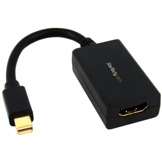 BLACK MINI DISPLAYPORT TO HDMI  ADAPTER MDP HDMI CONVERTER DONGLE