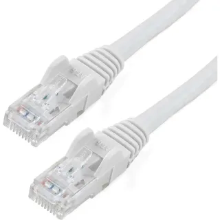 5FT WHITE CAT6 ETHERNET CABLE   SNAGLESS RJ45 UTP PATCH CABLE CORD