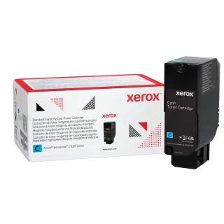 GENUINE XEROX CYAN STANDARD CAPACITY TONER CARTRIDGE FOR THE VERSALINK C625 (USE