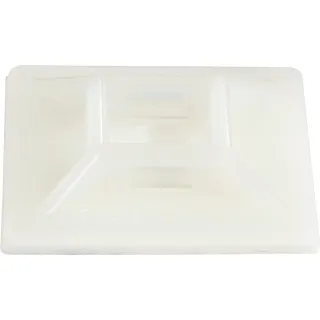 100PK ADHESIVE CABLE TIE MOUNTS WIRE ZIP TIE MOUNTING BASE ANCHOR L