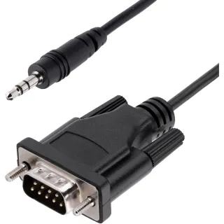 3FT DB9 TO 3.5MM SERIAL CABLE   RS232 MALE TO 3.5MM SERIAL CABLE