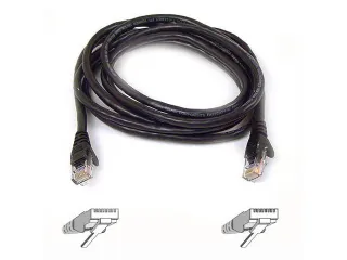 10FT CAT6 SNAGLESS PATCH CABLE  RJ45M/RJ45M BLACK