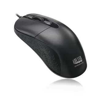 WATERPROOF MED GRADE OPT MOUSE  BLACK ANITMICROBIAL