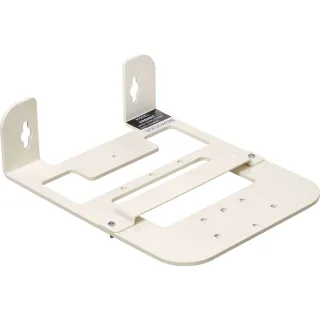 STEEL WALL BRACKET FOR WIRELESS ACCESS POINT RIGHT ANGLE WHITE