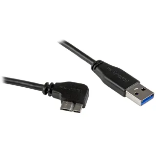 USB 3.0 TO MICRO B CABLE 1.5FT  SLIM RIGHT ANGLE MICRO USB CABLE