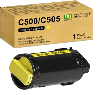XEROX 106R03868 GENUINE XEROX YELLOW EXTRA HIGH CAPACITY TONER CARTRIDGE FOR THE