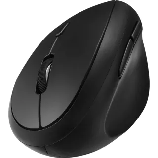 WRLS VERTICAL ERGONOMIC MOUSE   BLK OPTICAL 30 FT RANGE