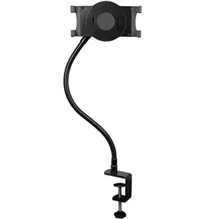 GOOSENECK TABLET STAND FITS MOST 7IN TO 11IN TABLETS - ADJUSTABLE CLAMP FITS TAB